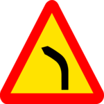 Road Curves Left