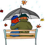 Couple in Rain