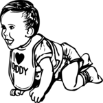 Baby with Bib