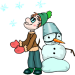 Snowman & Boy 3