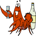 Lobster Drinking 3