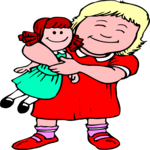 Girl with Doll 06
