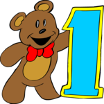 Kids 1st Birthday - Bear