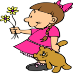 Girl with Flowers 02