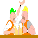 Having a Beer