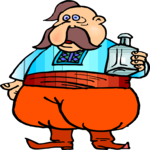 Man with Bottle 1