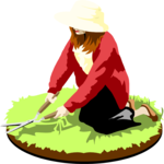 Woman with Shears