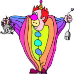 Clown with Mice