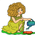 Watering Flowers 4