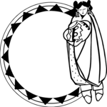 Indian Lady Frame