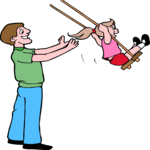 Girl in Swing