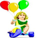 Girl with Balloons 1