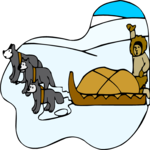 Eskimo & Dog Sled 2