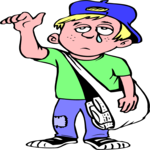 Newspaper Kid Crying