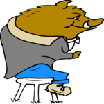Boar Sitting