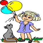 Girl with Balloons 3
