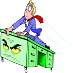 Flying Desk - Evil