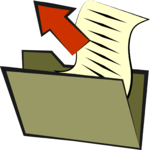 Folder with Paper