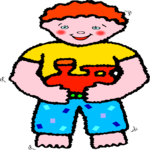 Boy with Train 1