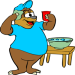 Bear & Cold Drink