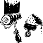 Paint Roller & Brush