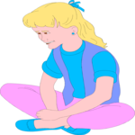 Girl Sitting 1