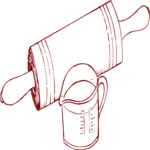 Rolling Pin & Measuring Cup