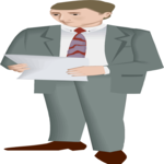 Businessman Reading 2