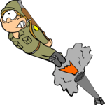 Launched from Cannon