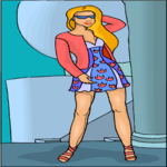 Girl in Dress 07