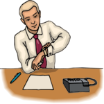 Man at Desk 3