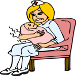 Nurse & Wet Baby