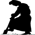Woman with Shovel