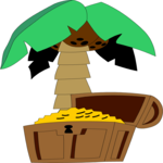 Treasure Chest & Palm