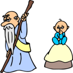 Father Time & Baby 4
