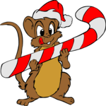 Mouse & Candy Cane