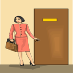 Woman at Door