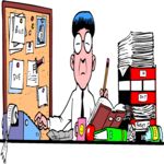 Desk Scene - Man 4