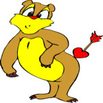 Bear & Cupid's Arrow