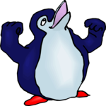 Penguin Flexing