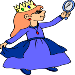 Girl Playing Princess