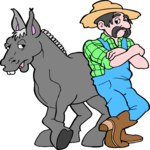 Farmer & Mule