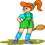 Girl with Paddle