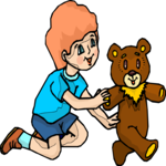 Boy with Teddy Bear