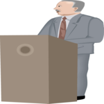Man at Podium 8