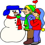 Snowman & Couple