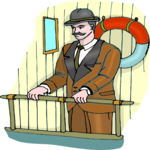 Man on Riverboat