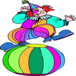 Clown with Ball 3