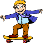 Skateboarding to Work