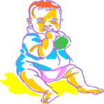 Baby with Horn